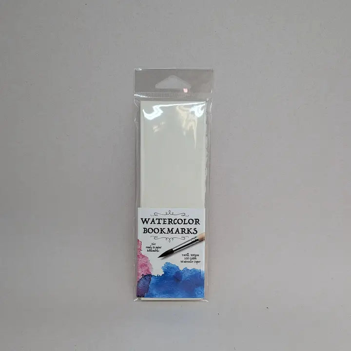 Watercolor Bookmarks - Set of Six