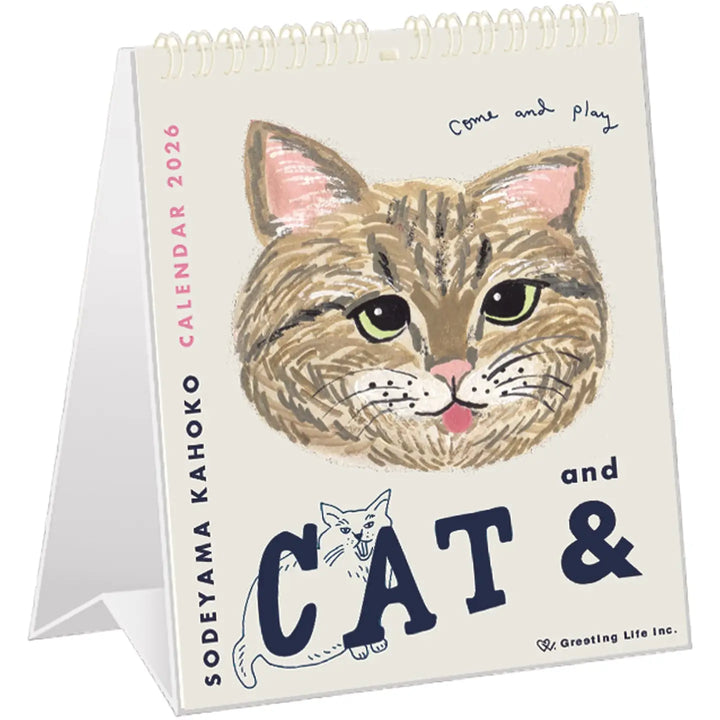 2026 Cat and Kahoko Sodeyama Calendar