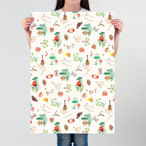 Camping Adventure Gift Wrap (Roll)