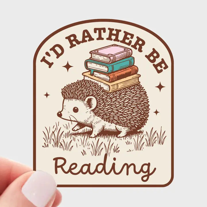 I'd Rather Be Reading Sticker