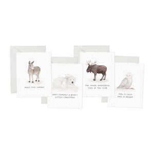Festive Animals Holiday Card Variety (Set of 8)