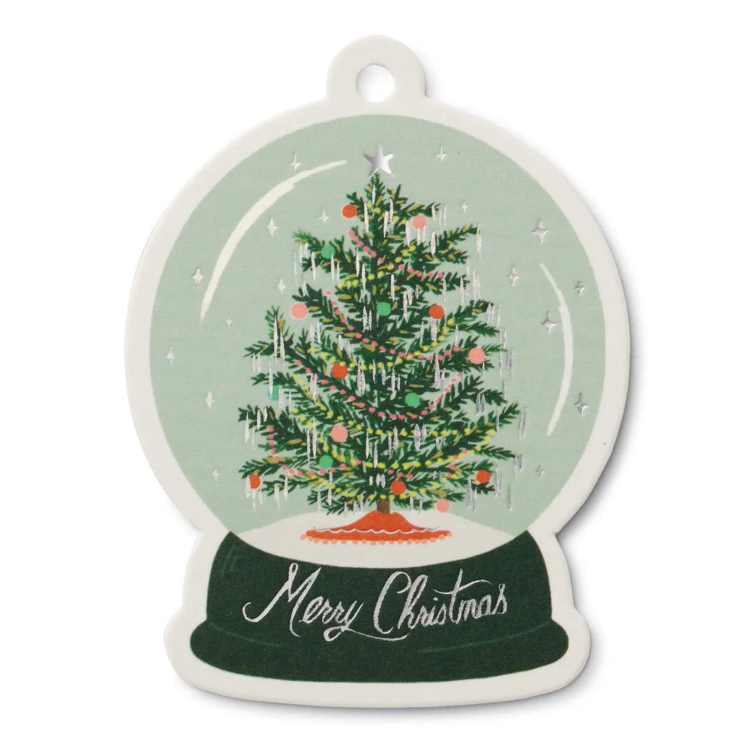Snow Globe Gift Tags (Set of 8)