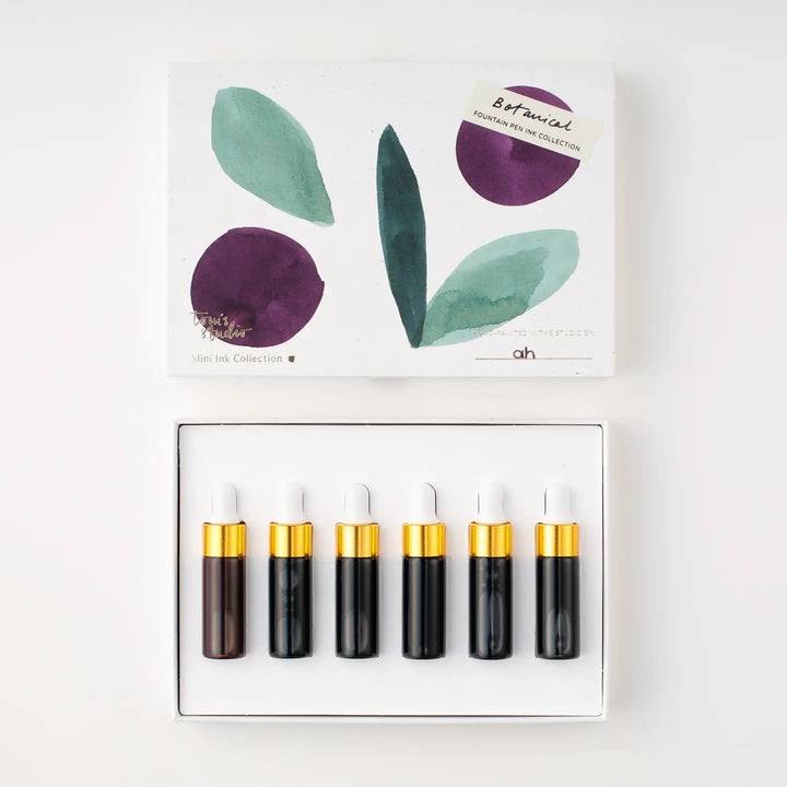 Mini Fountain Pen Ink Collection - Botanical