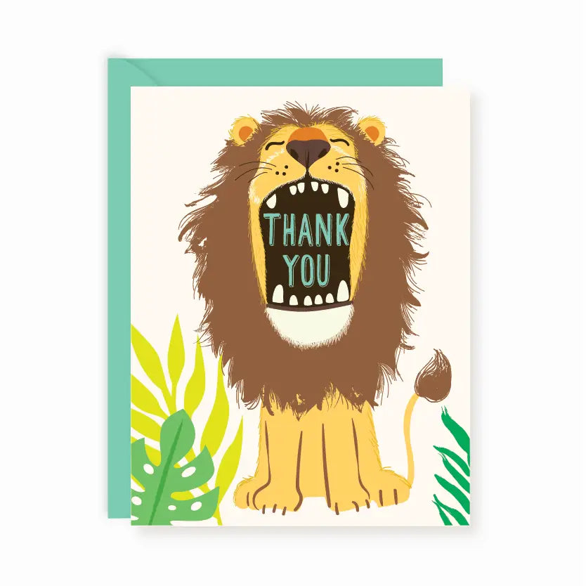 Children's Thank You Notes: Lion (Set of 10)