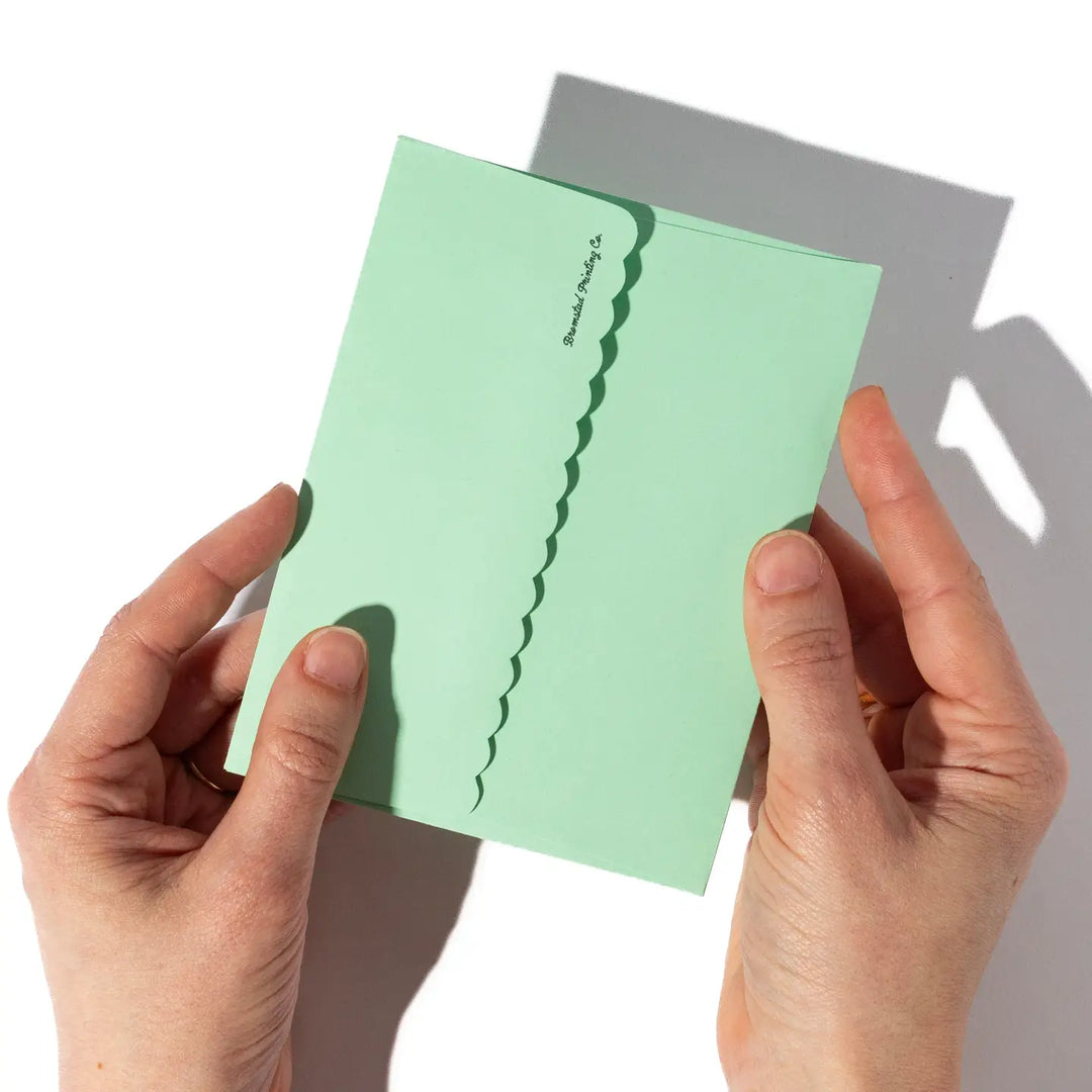 Hi Hello Hey Cat - Risograph Card