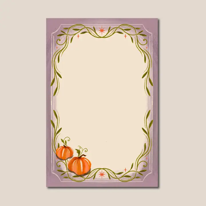 Pumpkin Patch Notepad