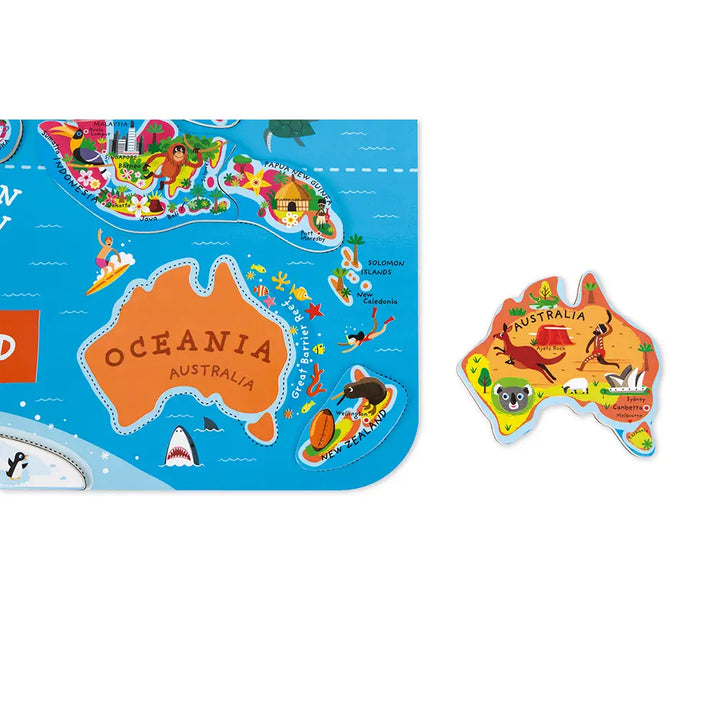 Magnetic World Map