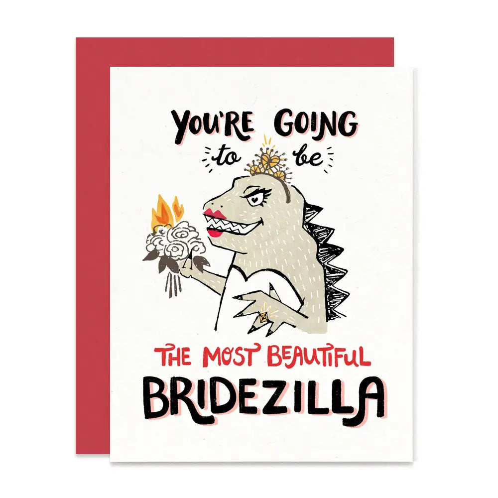 Bridezilla Sticker Beautiful Bridezilla Card – Hitchcock Paper Co.