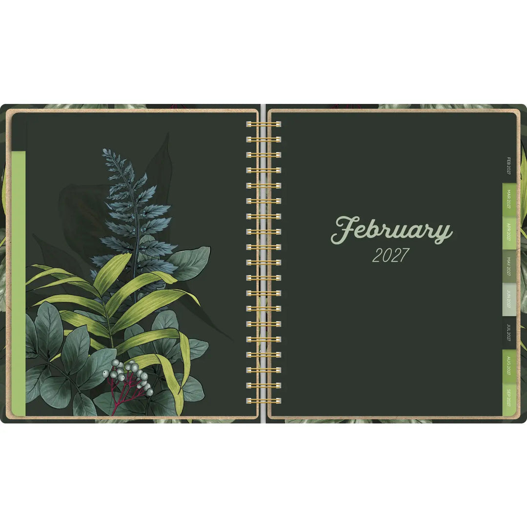2027 Greenery High Note Deluxe Hardcover Planner