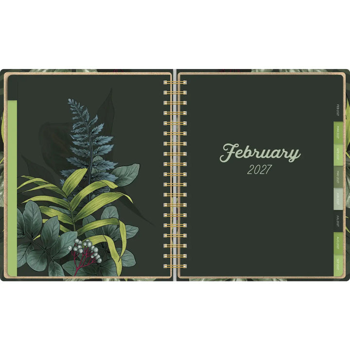 2027 Greenery High Note Deluxe Hardcover Planner