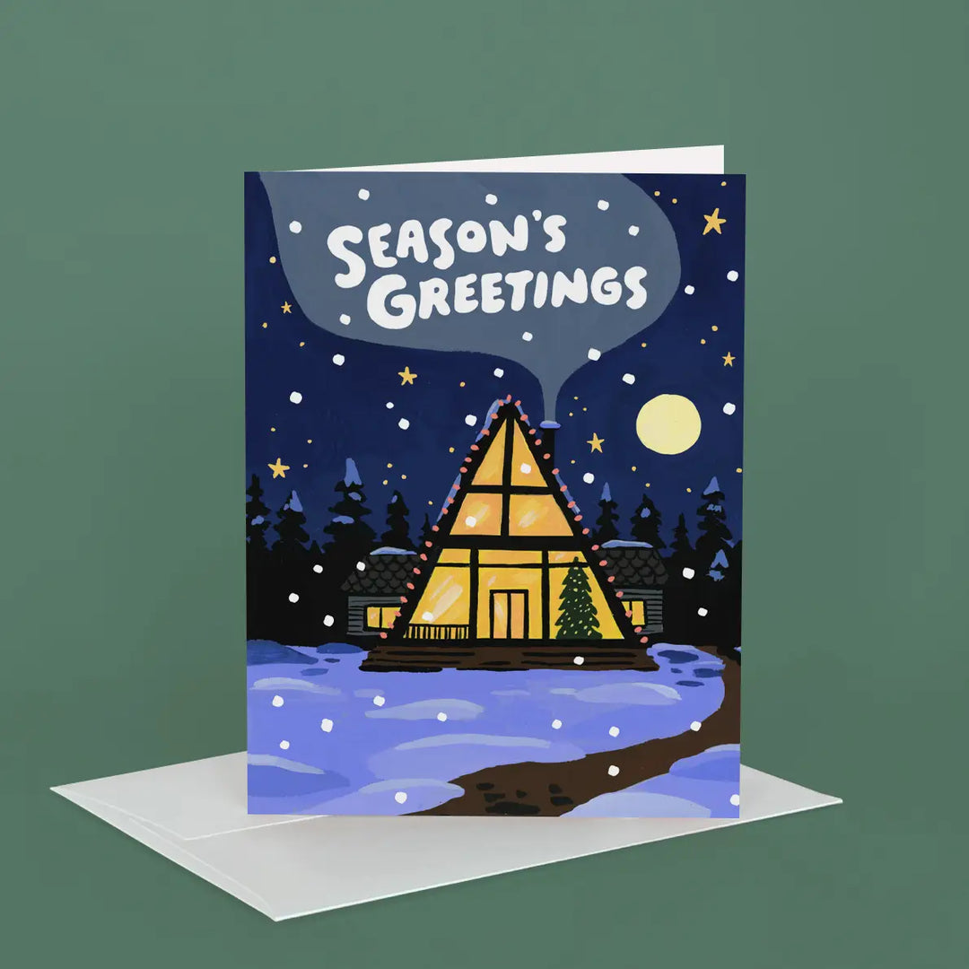 A-Frame Season's Greetings Card