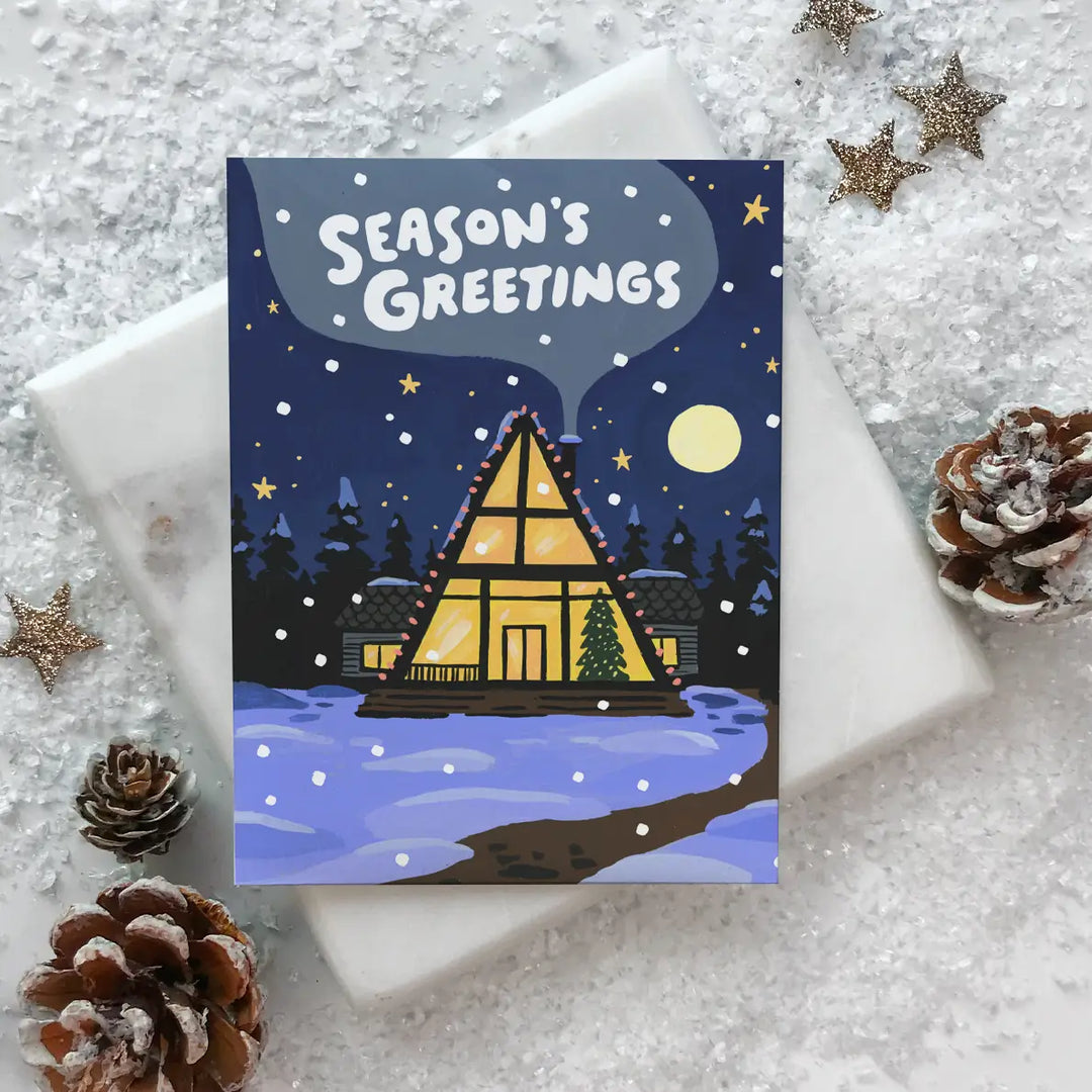 A-Frame Season's Greetings Card