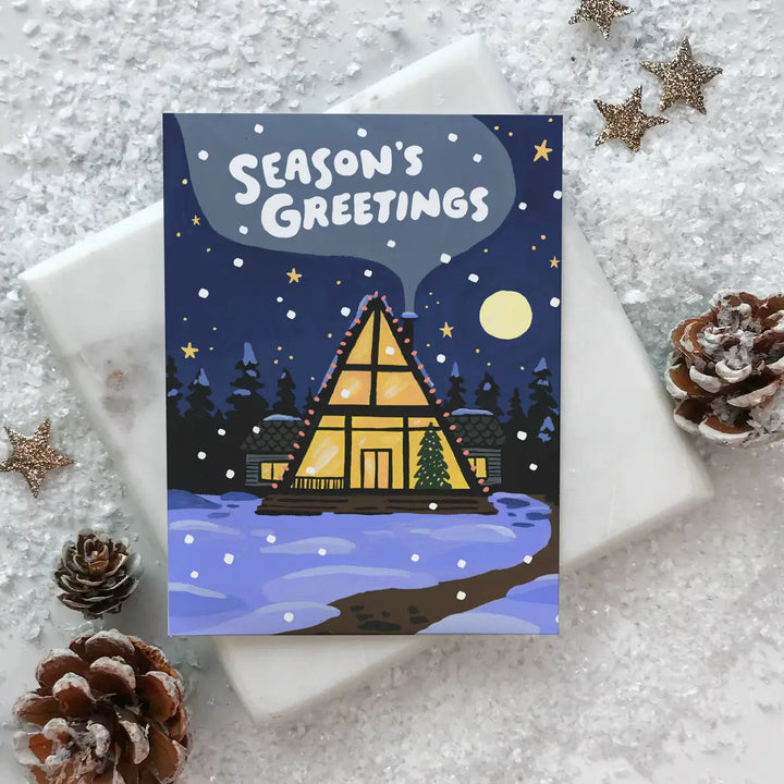 A-Frame Season's Greetings Card