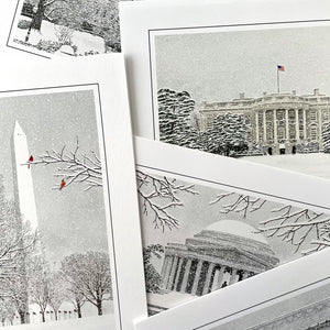 Washington DC Holiday Greeting Card Assortment (Set of 10)