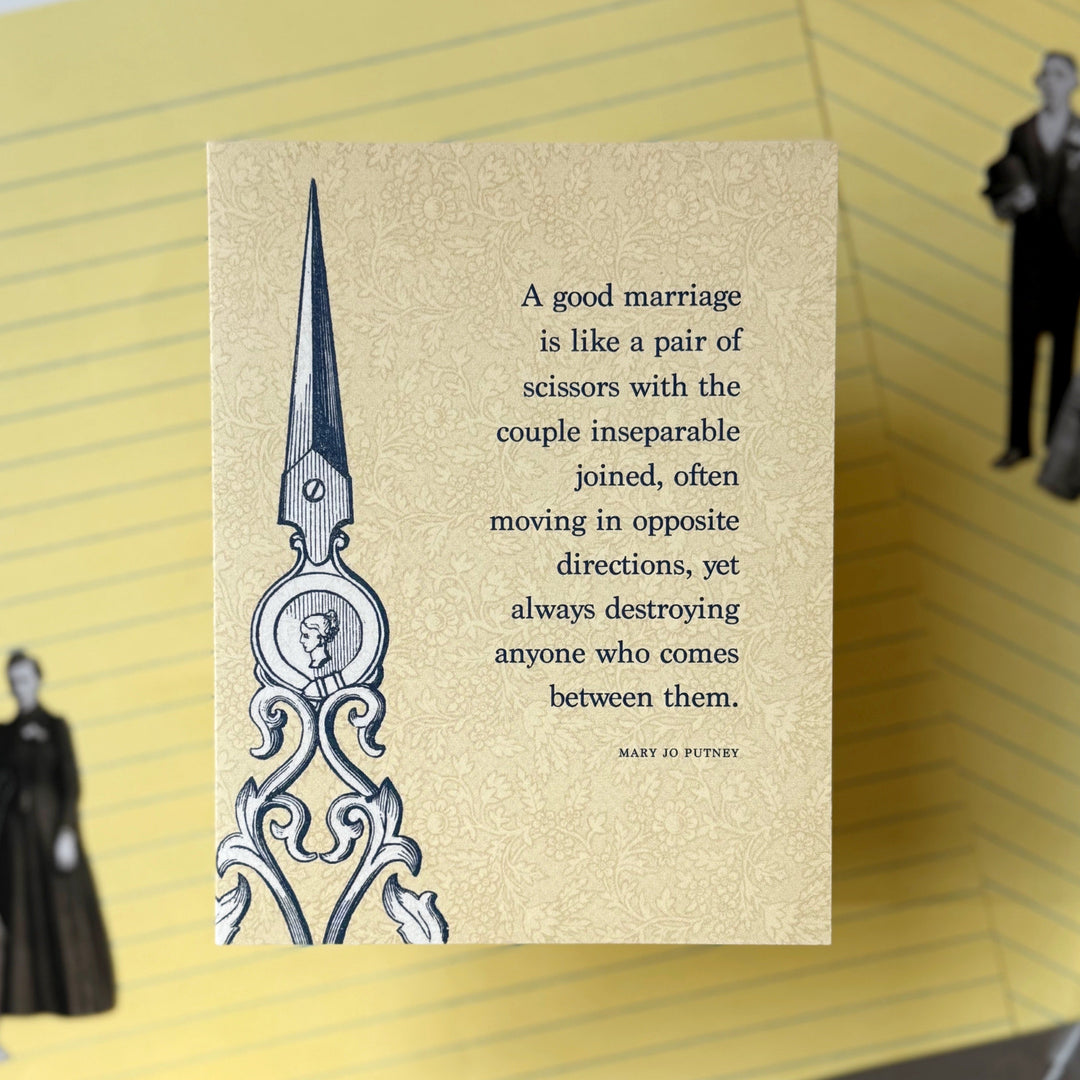 Marriage is Like a Pair of Scissors