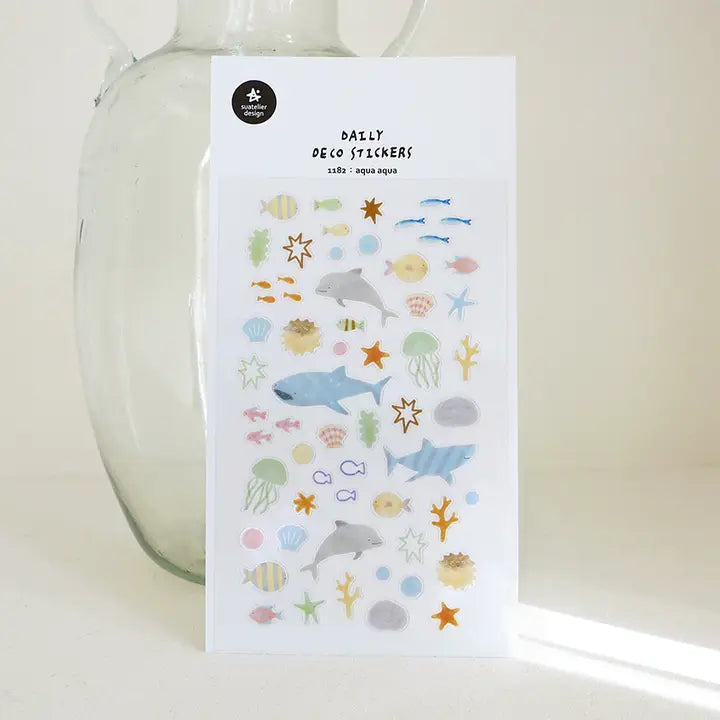 Sticker Sheet - Aqua Aqua