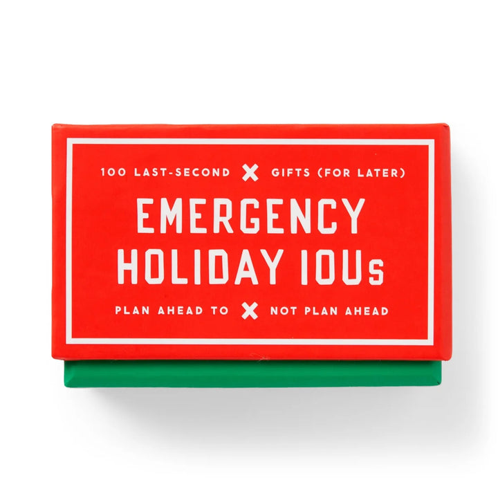 Emergency Holiday IOUs