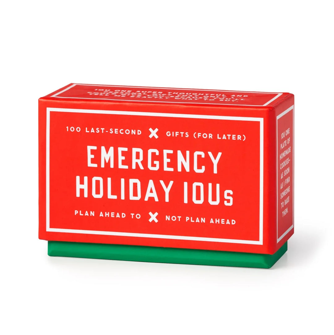 Emergency Holiday IOUs