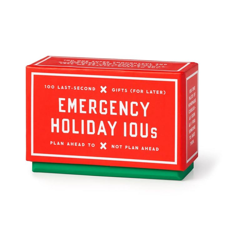 Emergency Holiday IOUs