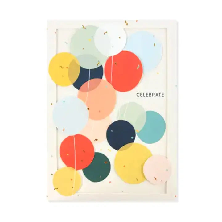 Celebrate Die Cut Birthday Card