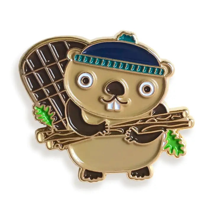 Beaver Enamel Pin