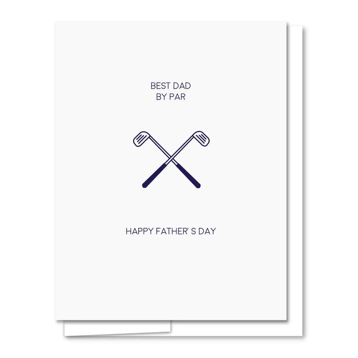 Best Dad By Par Card