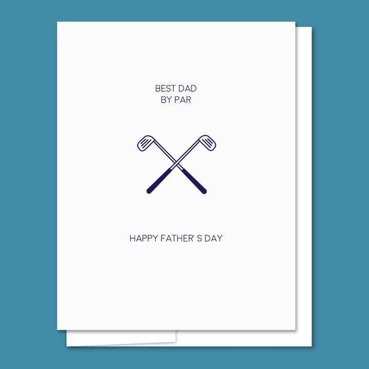 Best Dad By Par Card