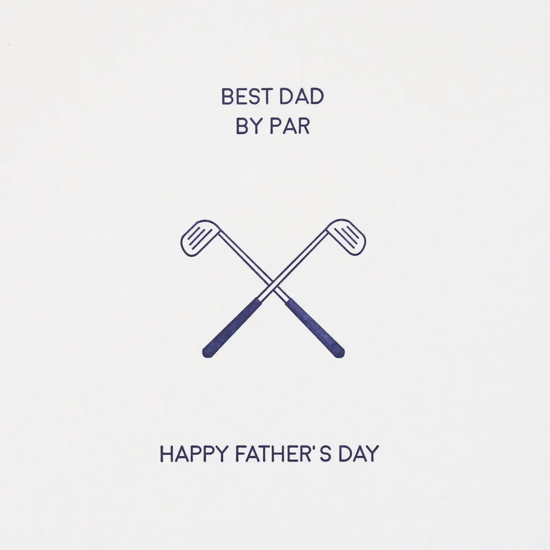 Best Dad By Par Card