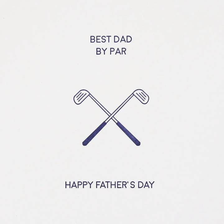 Best Dad By Par Card