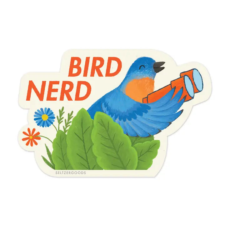 Bird Nerd Sticker