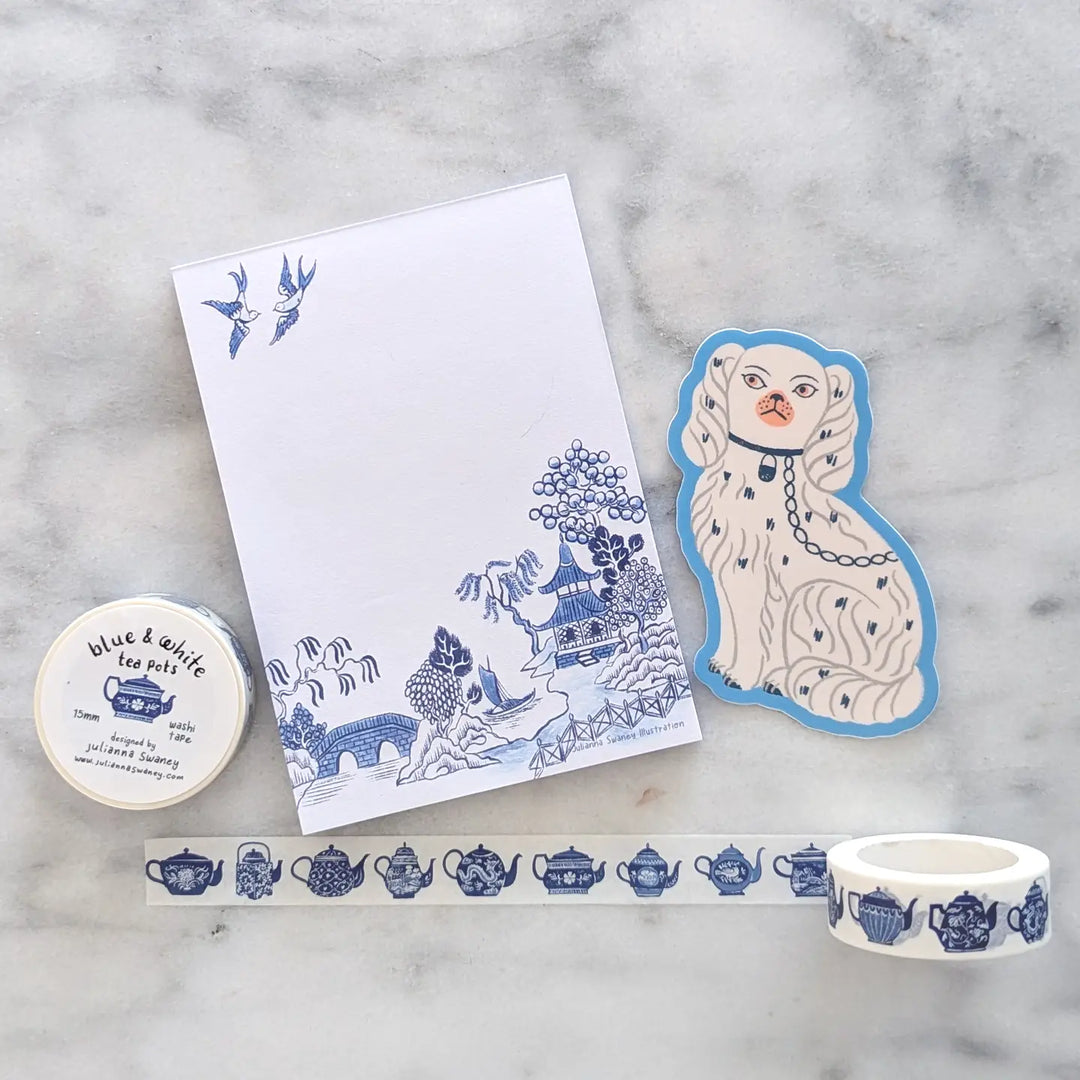 Blue Willow Notepad