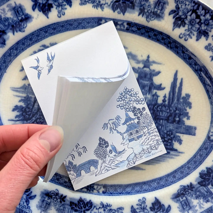 Blue Willow Notepad