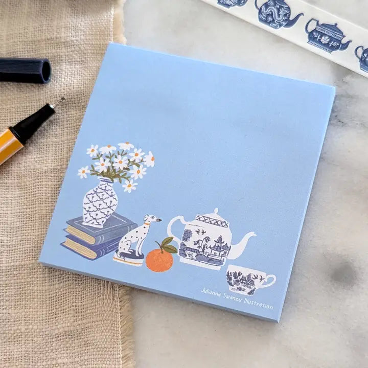 Sticky Note - Blue & White