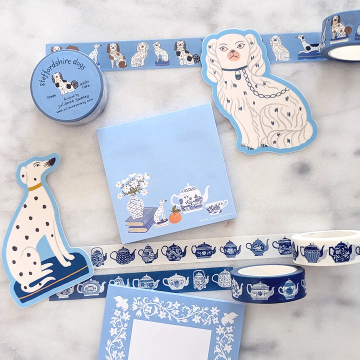 Sticky Note - Blue & White