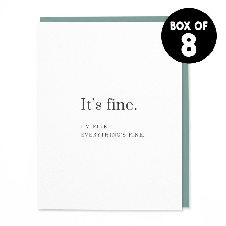 It's fine. I'm fine. Everything's fine. (Set of 8)