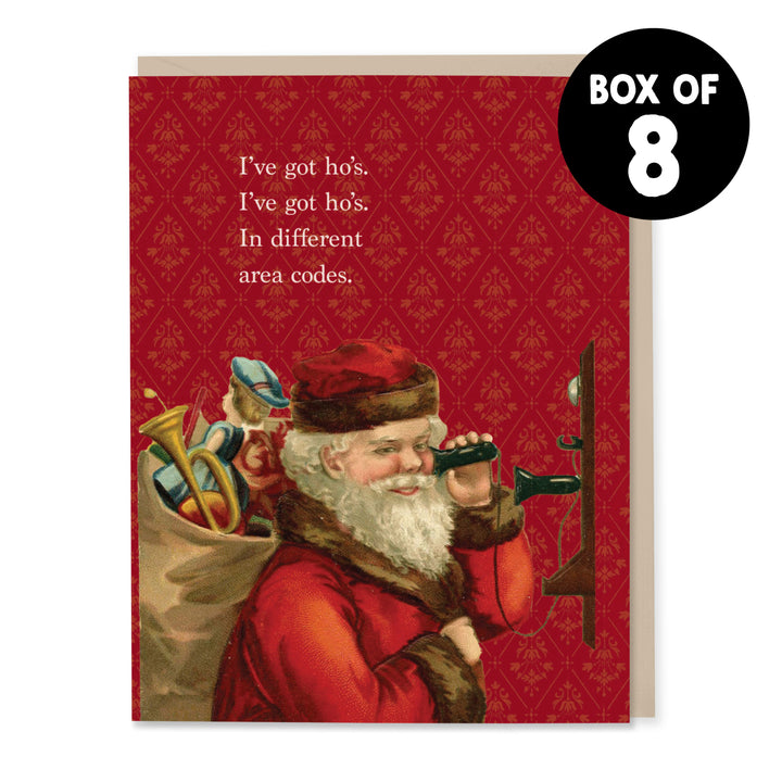 Ho's in Different Area Codes (Set of 8)