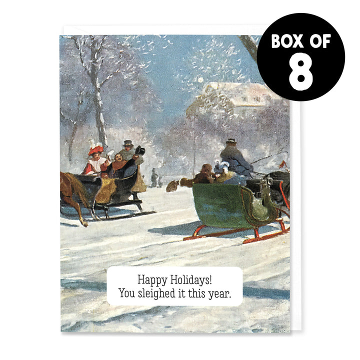 Holiday You Sleighed It Card (Set of 8)