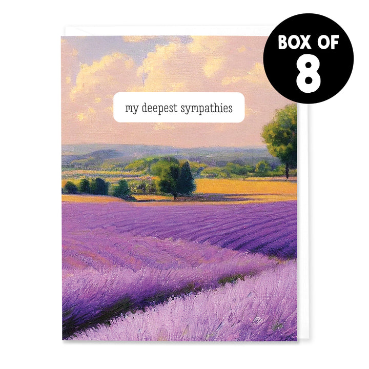 Lavender Deepest Sympathies (Set of 8)