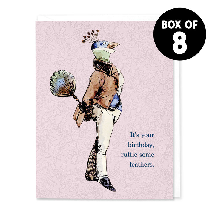 Ruffle Feathers Birthday (Set of 8)