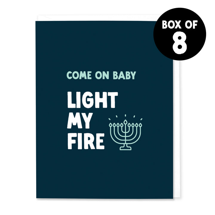 Light My Fire Hanukkah Card (Set of 8)