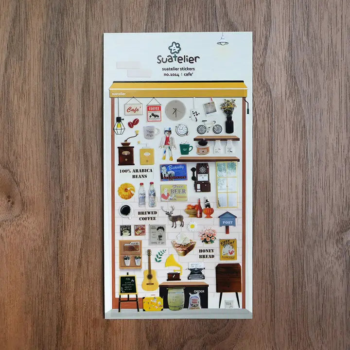 Sticker Sheet - Café