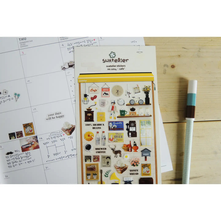 Sticker Sheet - Café