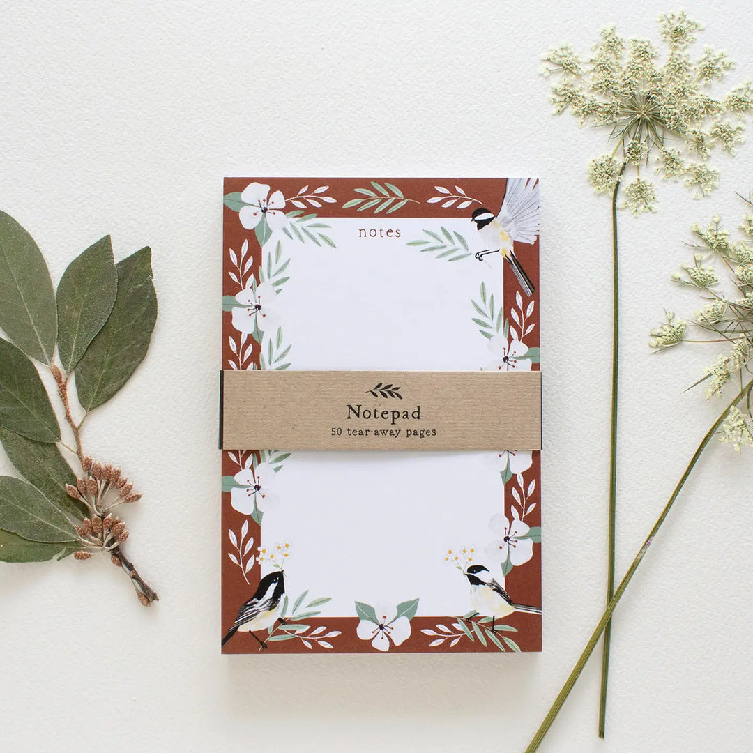 Chickadee 4x6 Notepad