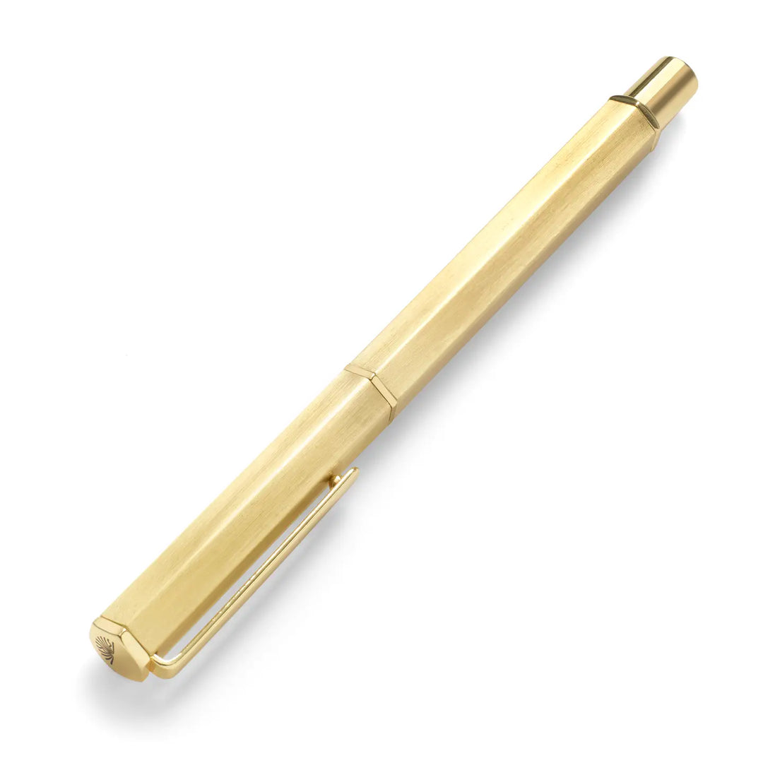 Classic Rollerball Pen with Pen Clip - Gold