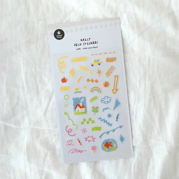 Sticker Sheet - Color Your Days!