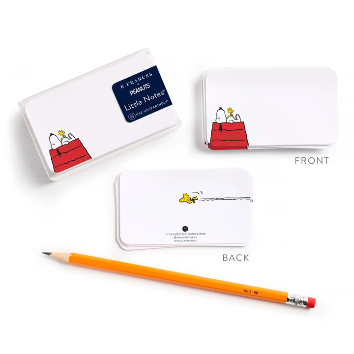 E. Frances X Peanuts - Snoopy Dog House Little Notes