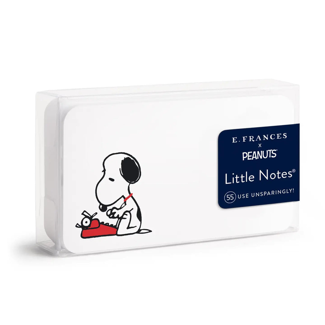 E. Frances X Peanuts - Snoopy Typing Little Notes