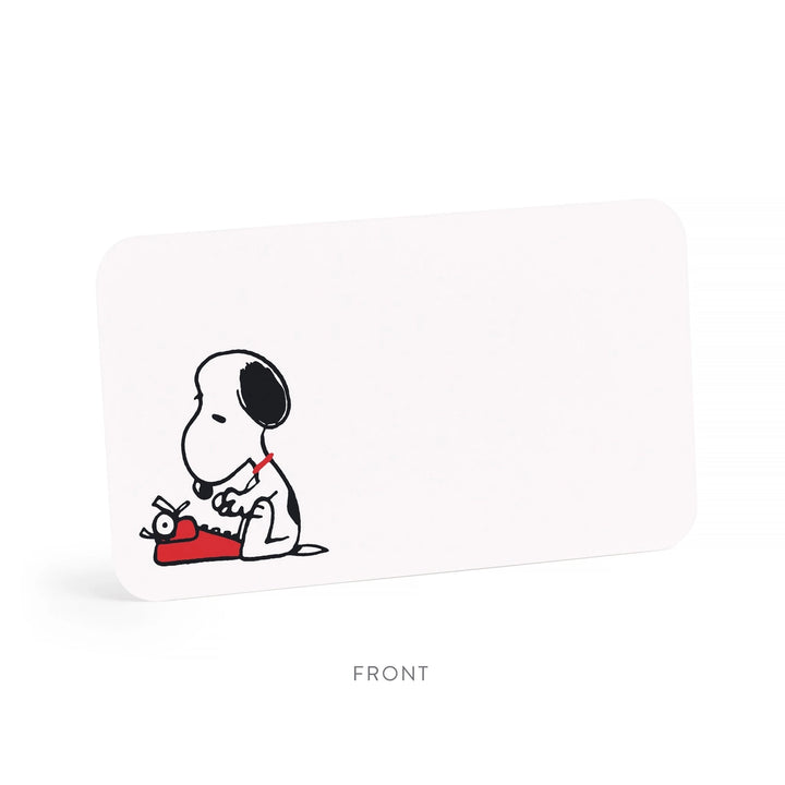 E. Frances X Peanuts - Snoopy Typing Little Notes