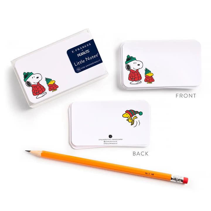 E. Frances X Peanuts - Snoopy and Woodstock Puffer Little Notes