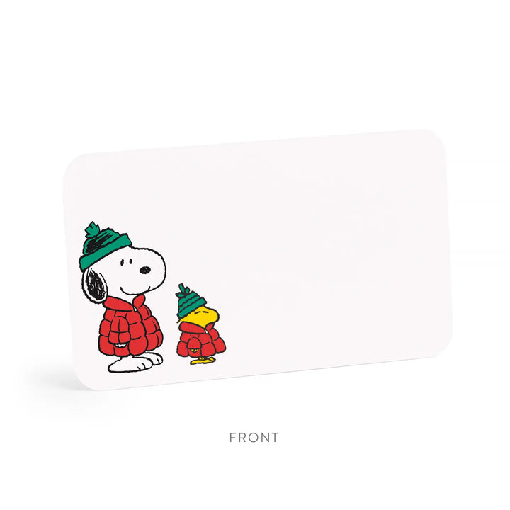 E. Frances X Peanuts - Snoopy and Woodstock Puffer Little Notes